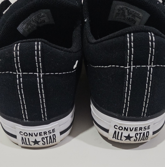 Converse Chuck Taylor All Star High Street Low Top Sneakers Size 3 Black White - Picture 6 of 9